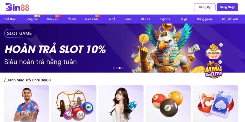 Thông tin sân chơi BIN88 được yêu thích.